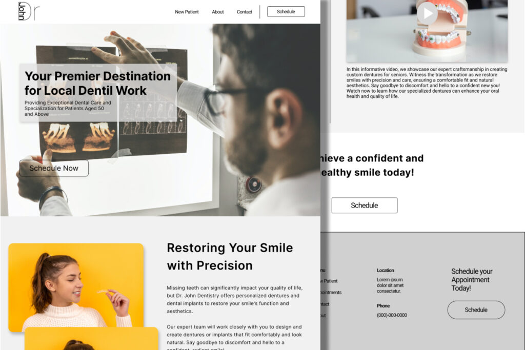 Doctor website Portfolio Project by Colin Wiesen