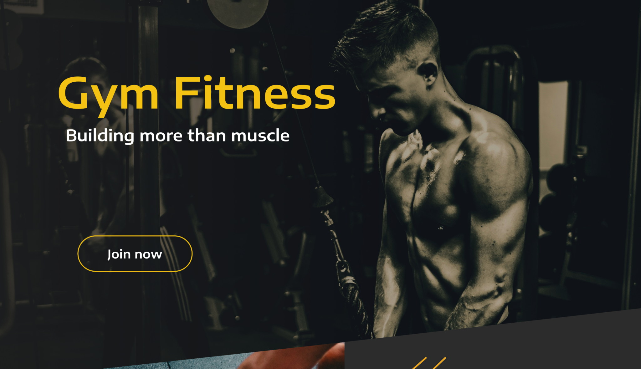 Gym Fitness Hero Design 2